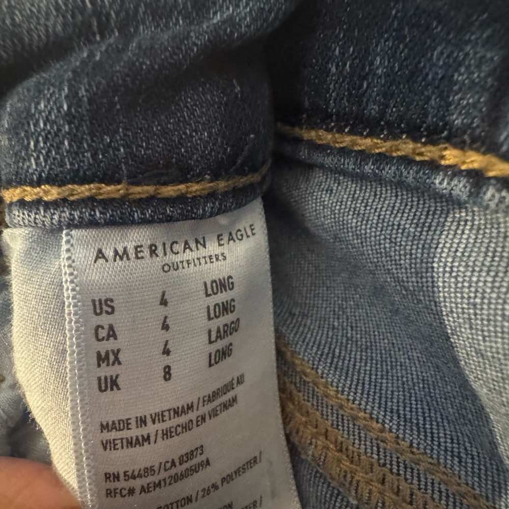 AE high rise skinny denim 4L - Picture 6 of 7